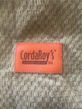 CordaRoy's Queen Size Bean Bag Cover: Chenille (Olive Green Color)